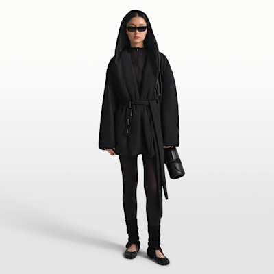 NikeSKIMS Woven Nylon Women's Wrap Coat. Nike.com